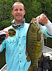 Absolute GIANT Trophy Smallmouth Bass Fishing by Don at Fireside Lodge